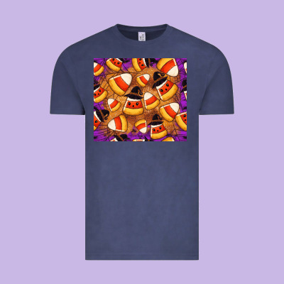 Candy Pattern Vintage Tee Designed By Cowhidedigitalart