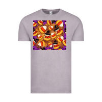 Vintage Zinc Candy Pattern Vintage Tee - CowhideDigitalArt
