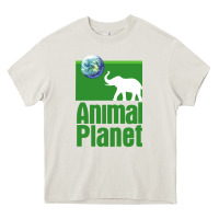 Cream ANIMAL PLANET Heavy Core Tee - artisFamous