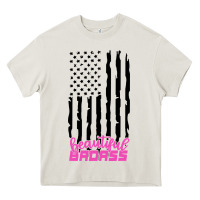 Cream beautiful badass american Heavy Core Tee - artisFamous