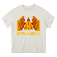 Cream shiva hinduism modular synthesizer synth Heavy Core Tee - artisFamous