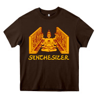 Chocolate Brown shiva hinduism modular synthesizer synth Heavy Core Tee - artisFamous