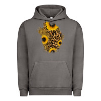 Pigment Tornado glitter sunflowers leopard patch Urban Hoodie - RanaPortraitStore