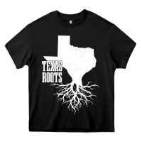 Black texas roots vintage usa Heavy Core Tee - artisFamous