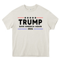 Cream trump 2024 Heavy Core Tee - artisFamous