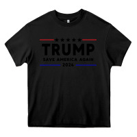 Black trump 2024 Heavy Core Tee - artisFamous
