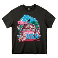 Asphalt Barn in the USA Heavy Core Tee - FaDigitalArtStudio