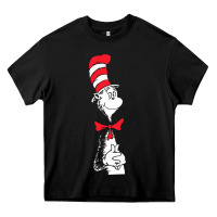 Black dr seuss the cat in the hat Heavy Core Tee - artisFamous