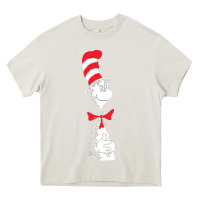 Cream dr seuss the cat in the hat Heavy Core Tee - artisFamous