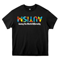 Black autism seeing the world differently Heavy Core Tee - artisFamous