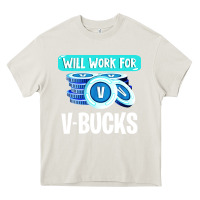 Cream will work for v bucks youth gamer Heavy Core Tee - artisFamous