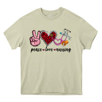 Mossy peace love nursing Heavy Core Tee - Jasminsmagicworld