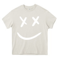 Cream x eyed smiley face x eyes smiling Heavy Core Tee - artisFamous