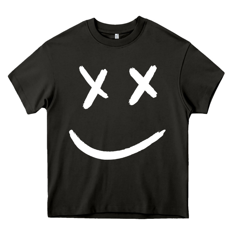 X Eyed Smiley Face X Eyes Smiling Heavy Core Tee by artisFamous | Teevron