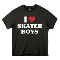 Asphalt i love skater boys Heavy Core Tee - artisFamous