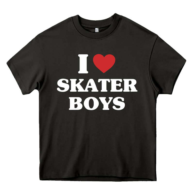 I Love Skater Boys Heavy Core Tee by artisFamous | Teevron