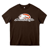 Chocolate Brown the screamin eagle Heavy Core Tee - artisFamous
