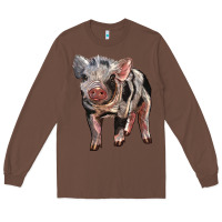Chestnut Baby Spotted Pig Long Sleeve Tee - LillyAllenDesigns