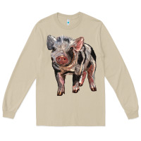 Mushroom Baby Spotted Pig Long Sleeve Tee - LillyAllenDesigns