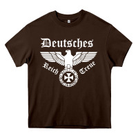 Chocolate Brown deutsches reich Heavy Core Tee - artisFamous
