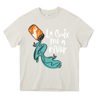 Cream la croix drink Heavy Core Tee - artisFamous