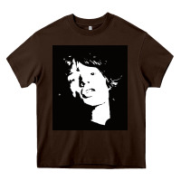 Chocolate Brown mick jag Heavy Core Tee - artisFamous