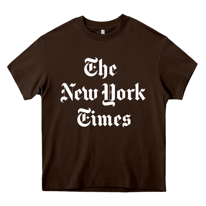 New York Times Heavy Core Tee by artisFamous | Teevron