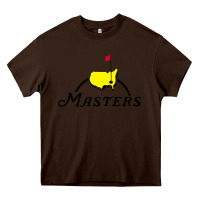 Chocolate Brown golf masters Heavy Core Tee - artisFamous