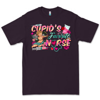 Plum cupid's favorite nurse Premium Tee - FaDigitalArtStudio