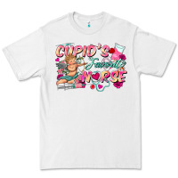 White cupid's favorite nurse Premium Tee - FaDigitalArtStudio