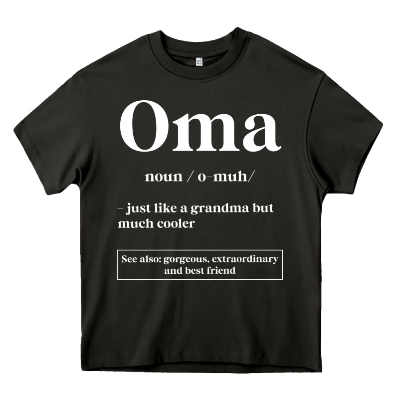 Oma Definition - Mother's Day Gift Heavy Core Tee by artisFamous | Teevron