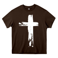 Chocolate Brown tattoo christian Heavy Core Tee - artisFamous