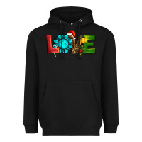 Black christmas gemstone love Heavyweight Hoodie - RanaPortraitStore