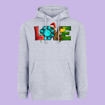 Christmas Gemstone Love Heavyweight Hoodie Designed By Ranaportraitstore