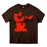 Chocolate Brown ridiculousness Heavy Core Tee - artisFamous