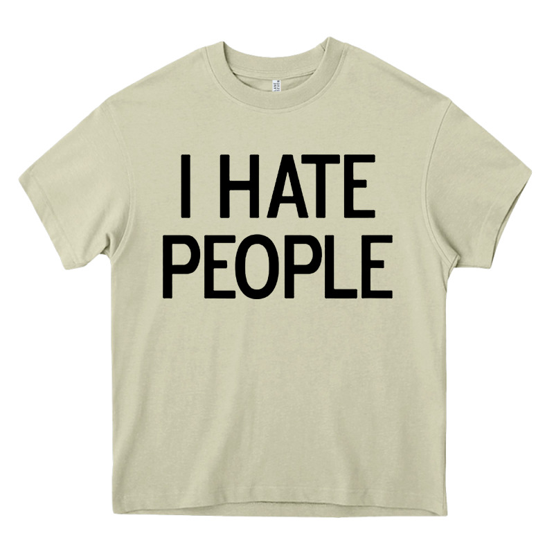 I Hate People Heavy Core Tee by artisFamous | Teevron