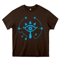 Chocolate Brown zel.da br.ea.th of the w.i.l.d she.i.k.ah eye lo. t shirt Heavy Core Tee - artisFamous
