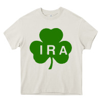 Cream ira irish lucky shamrock st patrick's day Heavy Core Tee - artisFamous