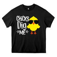 Black kids chick dig me Heavy Core Tee - artisFamous