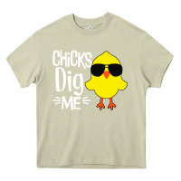 Mossy kids chick dig me Heavy Core Tee - artisFamous