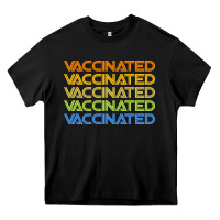 Black vaccinated retro Heavy Core Tee - artisFamous