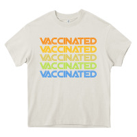 Cream vaccinated retro Heavy Core Tee - artisFamous