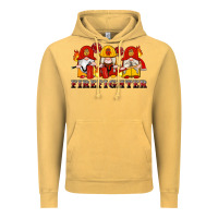 Vintage Mustard firefighter gnomes Vintage Hoodie - Artiststas