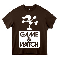 Chocolate Brown game & watch tribute Heavy Core Tee - artisFamous
