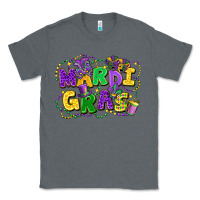 Charcoal Heather mardi gras Classic Tee - FaDigitalArtStudio