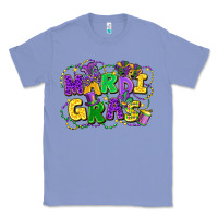 Colony Blue mardi gras Classic Tee - FaDigitalArtStudio
