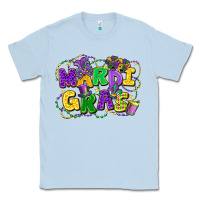 Dusty Blue mardi gras Classic Tee - FaDigitalArtStudio