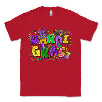 Red mardi gras Classic Tee - FaDigitalArtStudio