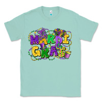 Seafoam mardi gras Classic Tee - FaDigitalArtStudio