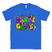 True Royal mardi gras Classic Tee - FaDigitalArtStudio
